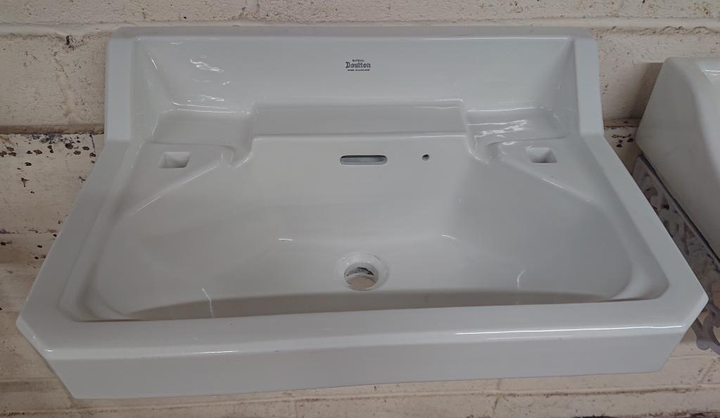 <p>Original Cut Cornered Royal Doulton Wash Basin